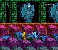 une photo d'Ã©cran de The Simpsons - Bart s Nightmare sur Nintendo Super Nes